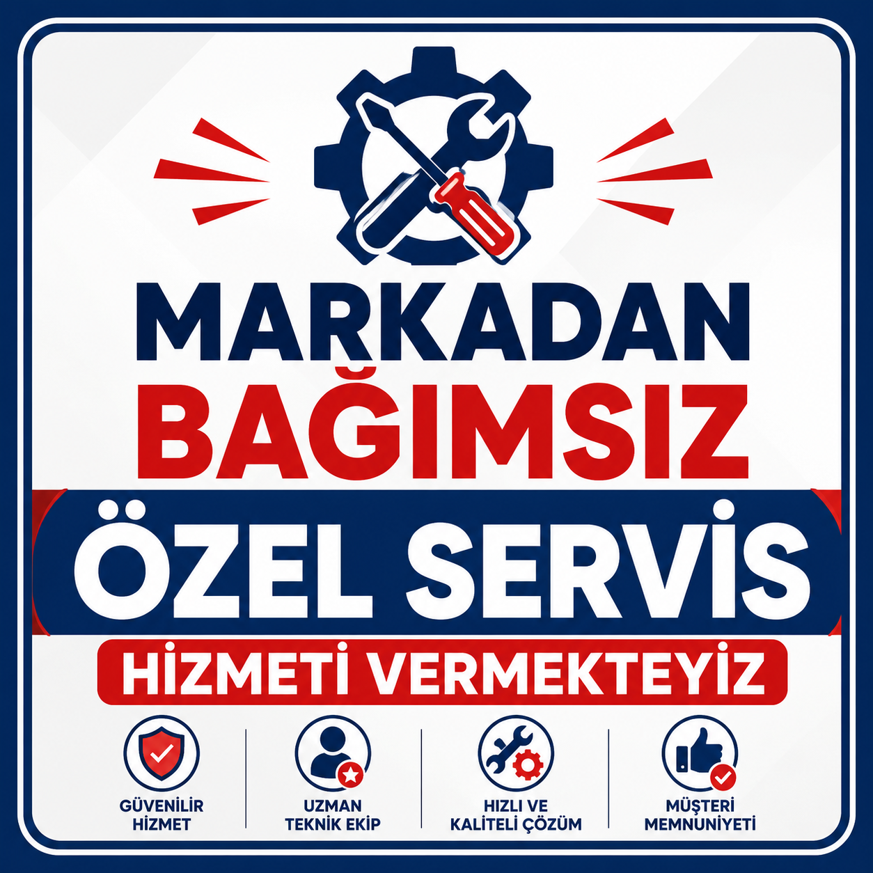 Gölcük Dumlupınar Teknik Servisi markadan bağımsız özel servis hizmeti